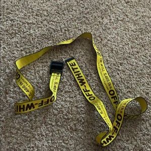 Off White Industrial Belt